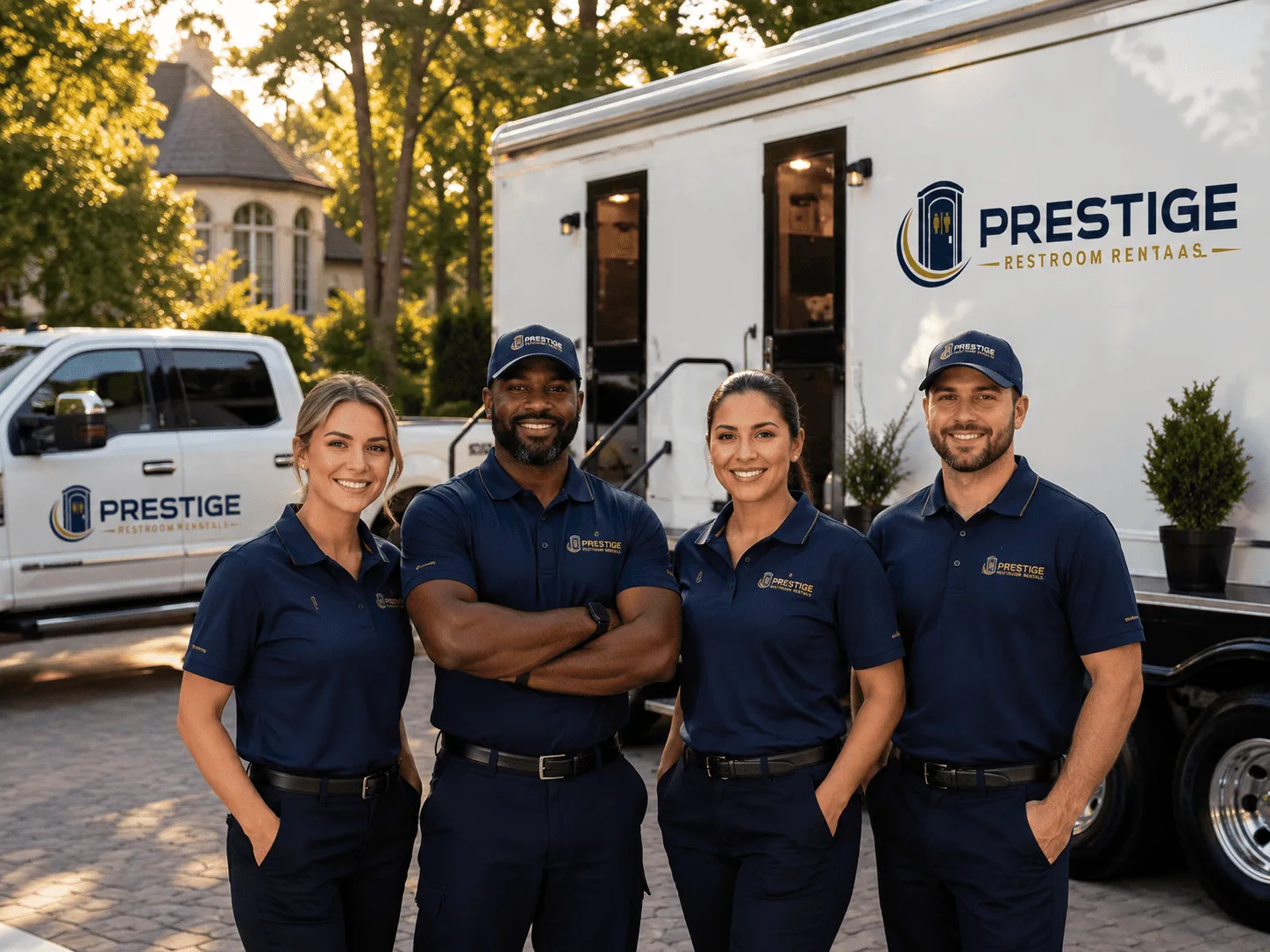 Trusted Luxury Portable Restrooms company in Fisher, LA